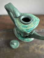 Green Ceramic Teapot