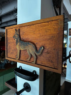 Carved Wooden German Shepherd