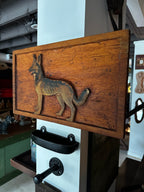 Carved Wooden German Shepherd